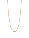 Yield Of Men 18k Gold Plated Sterling Silver Mariner Link Necklace In Silver