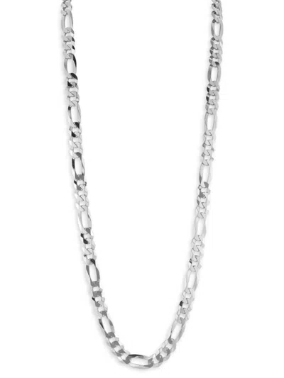 Yield Of Men Men's Rhodium Plated Sterling Silver Chain Necklace