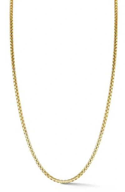YIELD OF MEN ROUNDED BOX CHAIN NECKLACE