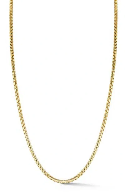 YIELD OF MEN ROUNDED BOX CHAIN NECKLACE
