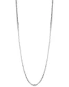 Yield Of Men Sterling Silver 4mm Mariner Chain Necklace