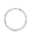 Yield Of Men Silver 6mm Mariner Chain Bracelet In Metallic