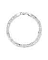 Yield Of Men Silver 7mm Mariner Chain Bracelet