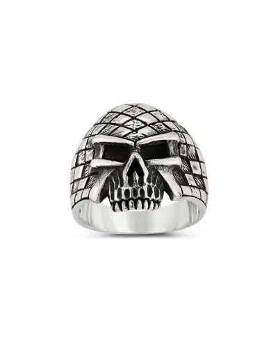 Yield Of Men Silver Skull Ring
