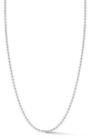 Yield Of Men Sterling Silver Ball Chain Necklace In Silver