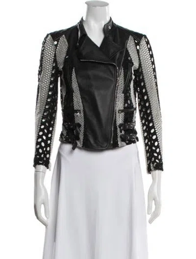Pre-owned Yigal Azrouël Biker Jacket In Black