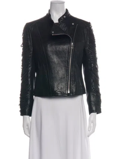 Pre-owned Yigal Azrouël Biker Jacket In Black