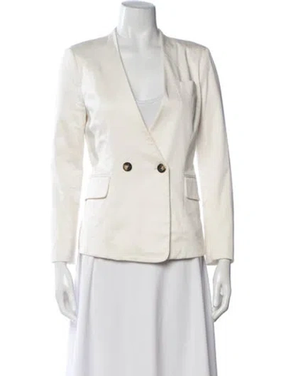 Pre-owned Yigal Azrouël Blazer In White