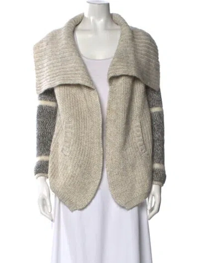 Pre-owned Yigal Azrouël Colorblock Pattern Sweater In Neutral