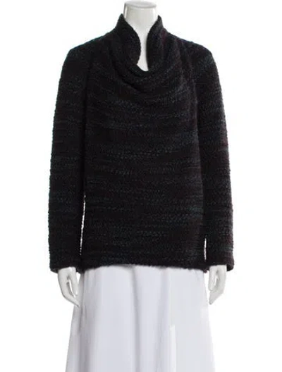 Pre-owned Yigal Azrouël Cowl Neck Sweater In Multi