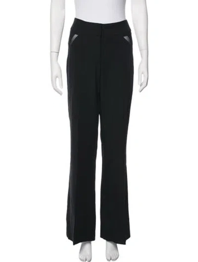 Pre-owned Yigal Azrouël Flared Pants In Black