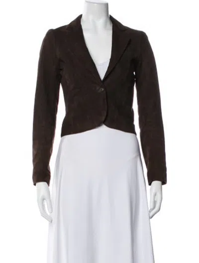 Pre-owned Yigal Azrouël Jacket In Brown