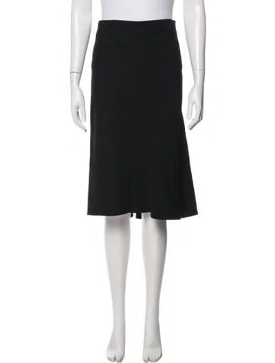 Pre-owned Yigal Azrouël Midi Length Skirt In Black