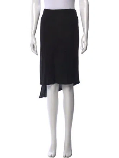 Pre-owned Yigal Azrouël Midi Length Skirt In Black