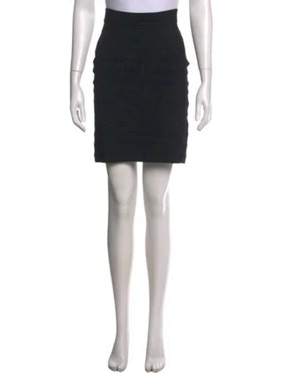 Pre-owned Yigal Azrouël Mini Skirt In Black