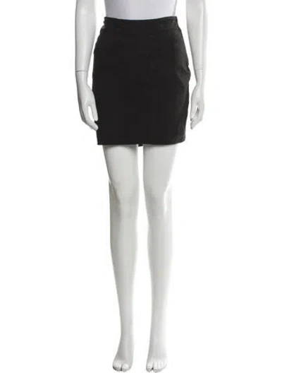 Pre-owned Yigal Azrouël Mini Skirt In Blue
