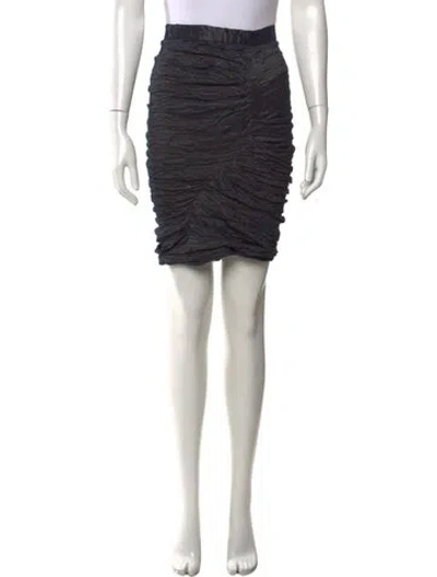 Pre-owned Yigal Azrouël Mini Skirt In Blue