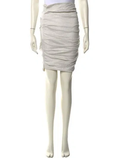 Pre-owned Yigal Azrouël Mini Skirt In Neutrals