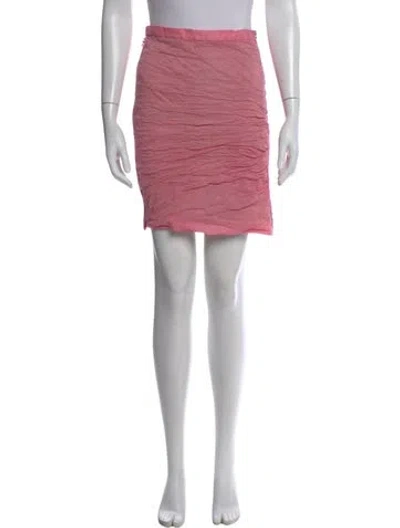 Pre-owned Yigal Azrouël Mini Skirt In Pink