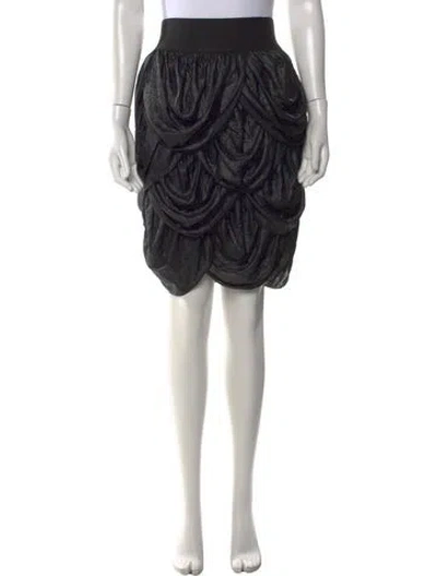Pre-owned Yigal Azrouël Mini Skirt W/ Tags In Black
