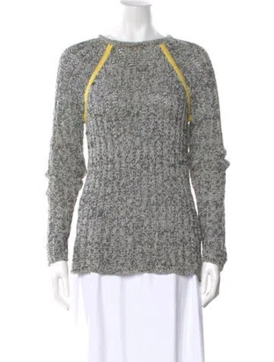 Pre-owned Yigal Azrouël Mock Neck Sweater In Multi