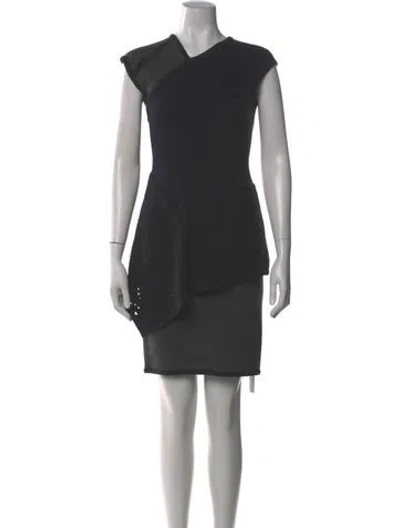 Pre-owned Yigal Azrouël One-shoulder Mini Dress In Multi