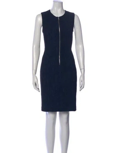 Pre-owned Yigal Azrouël Patterned Knee-length Dress In Multi
