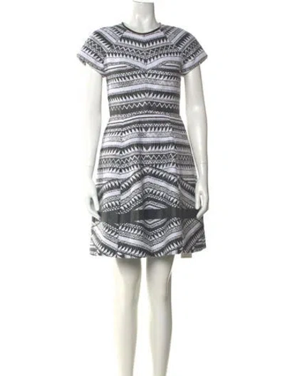 Pre-owned Yigal Azrouël Printed Mini Dress In Multi