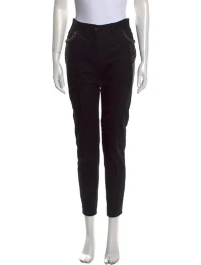 Pre-owned Yigal Azrouël Skinny Leg Pants In Black