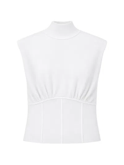 Yigal Azrouël Soho Seam-detail Vest In White
