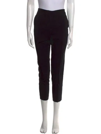 Pre-owned Yigal Azrouël Straight Leg Pants In Black