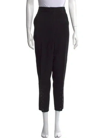 Pre-owned Yigal Azrouël Straight Leg Pants In Black