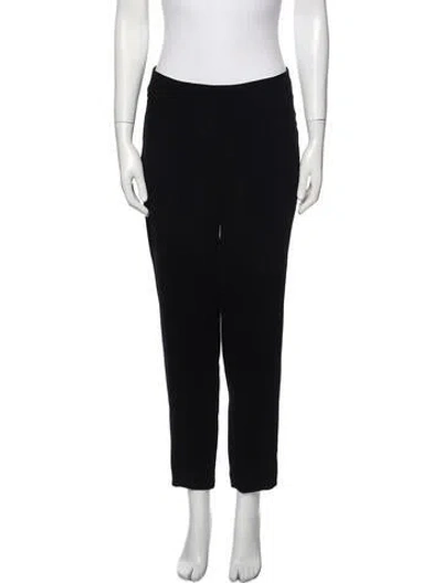 Pre-owned Yigal Azrouël Straight Leg Pants In Black