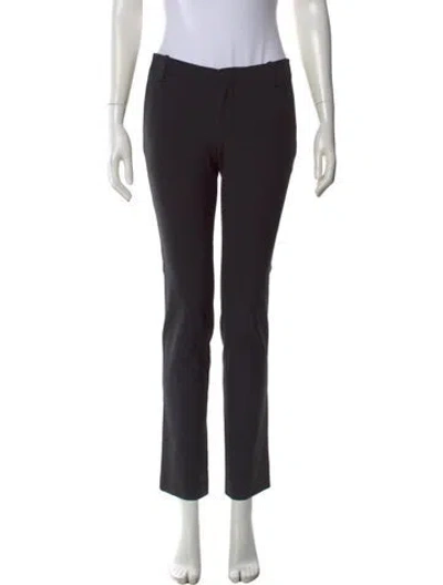 Pre-owned Yigal Azrouël Straight Leg Pants In Black