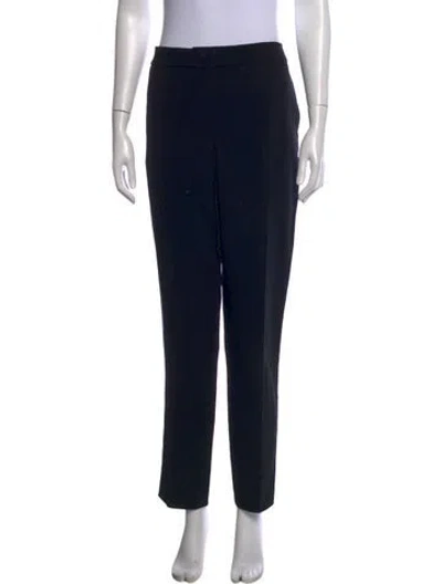 Pre-owned Yigal Azrouël Straight Leg Pants In Black