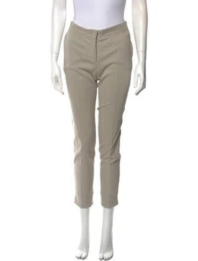 Pre-owned Yigal Azrouël Straight Leg Pants In Gray