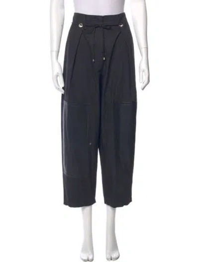 Pre-owned Yigal Azrouël Straight Leg Pants In Gray
