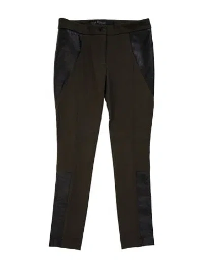 Pre-owned Yigal Azrouël Straight Leg Pants In Green