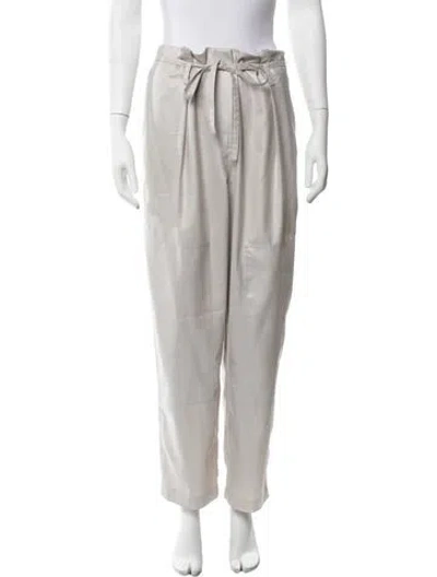 Pre-owned Yigal Azrouël Straight Leg Pants In Grey