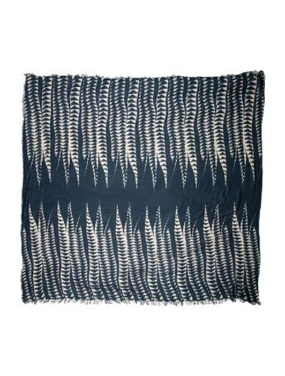 Pre-owned Yigal Azrouël Striped Shawl W/ Tags In Blue