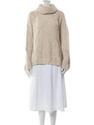 Pre-owned Yigal Azrouël Turtleneck Sweater W/ Tags In Neutral
