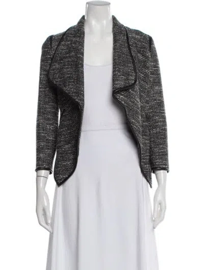 Pre-owned Yigal Azrouël Tweed Pattern Blazer In Multi