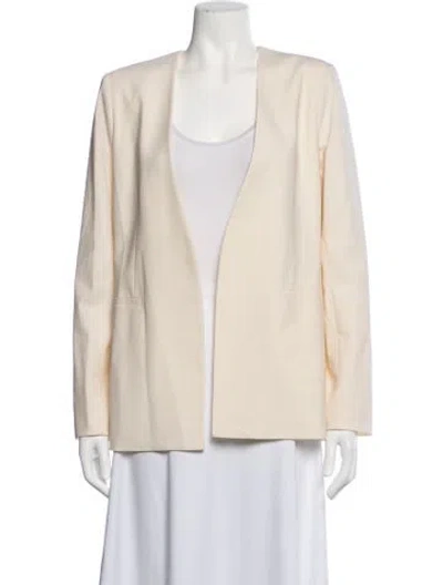 Pre-owned Yigal Azrouël Virgin Wool Blazer In Neutrals