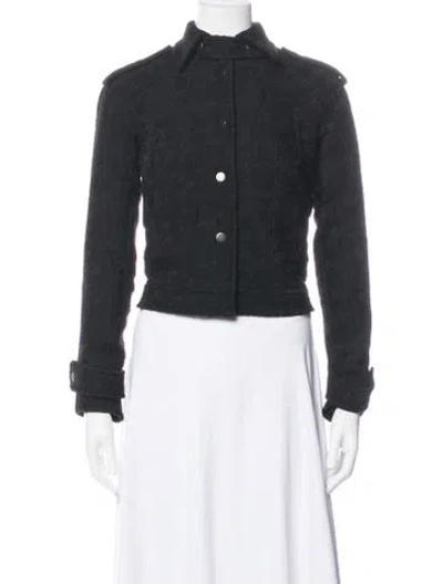 Pre-owned Yigal Azrouël Virgin Wool Jacket In Black