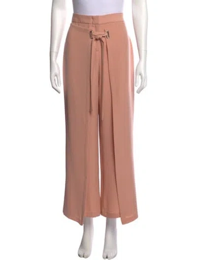 Pre-owned Yigal Azrouël Wide Leg Pants In Pink