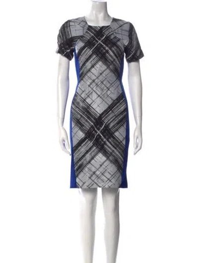 Pre-owned Yigal Azrouël Wool Knee-length Dress In Black