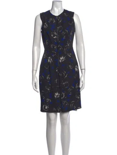 Pre-owned Yigal Azrouël Wool Knee-length Dress In Black