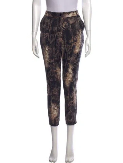 Pre-owned Yigal Azrouël Wool Skinny Leg Pants In Neutral