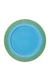Yinka Ilori Epin Rere Ripple Dinner Plate In Blue