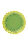 Yinka Ilori Epin Rere Ripple Dinner Plate In Green